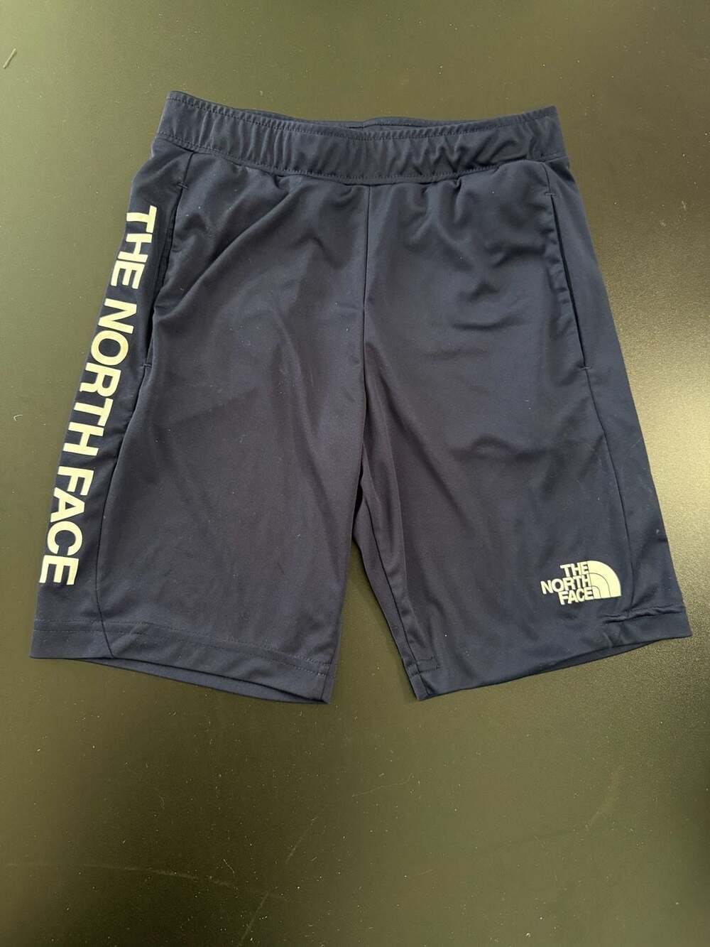 The North Face Boys Athletic Shorts Navy Blue Size M 10/12